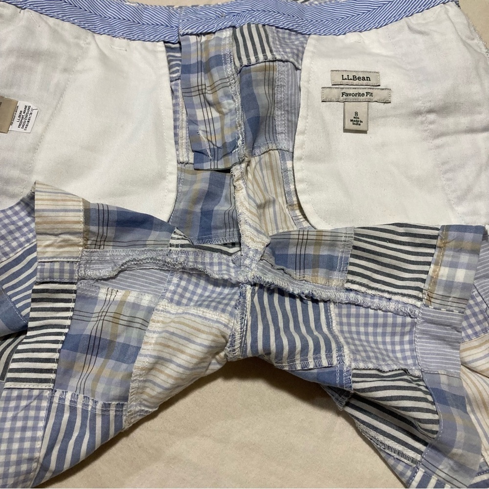 L.L. Bean Women's Patchwork Plaid Shorts‎ | Favorite Fit - Picture 11 of 11